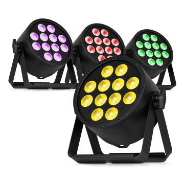 BeamZ Professional set 4 BAC334 LED Par - ProPar s RGBWA-UV LED - 12x 10W