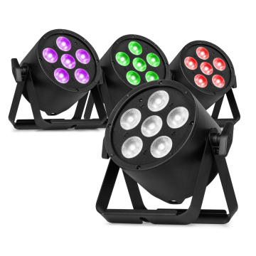 BeamZ Professional set 4 BAC324 LED Par - Pro Par s RGBWA-UV LED - 6x 10W