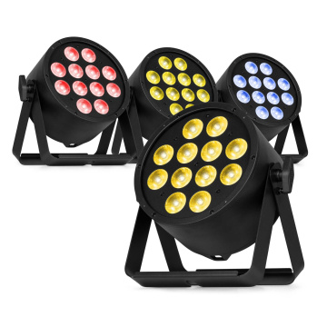 BeamZ Professional set 4 BAC330 LED Par - ProPar s RGBW LED - 12x 8W