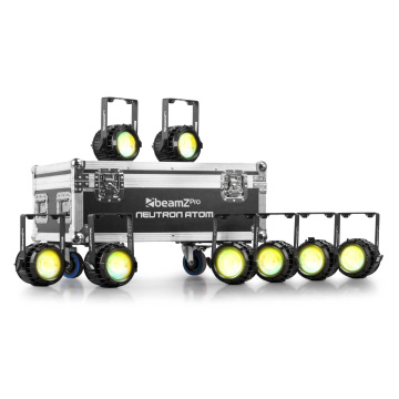 BeamZ Professional Set 8 Neutron-Atom FC combi blindrů v flightcase - RGBAL + RGB LED - IP65