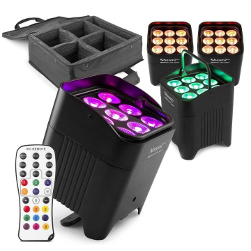 BeamZ Professional BBP59 Set 4ks s přepravní taškou