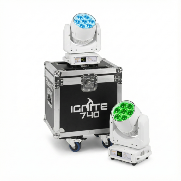 BeamZ Professional IGNITE740WH Set 2ks v přepravním kufru
