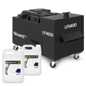 BeamZ Professional LF1400 Low Fogger Set s náplní 10L