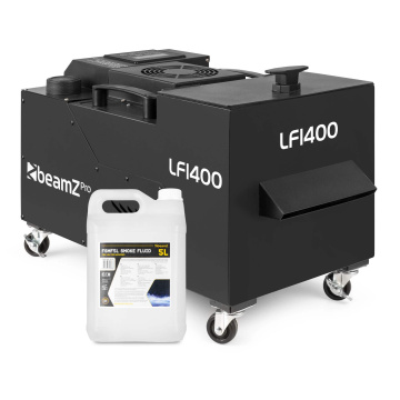 BeamZ Professional LF1400 Low Fogger Set s náplní 5L