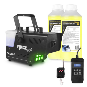 BeamZ RAGE1000LED Set se standardní náplní 2L