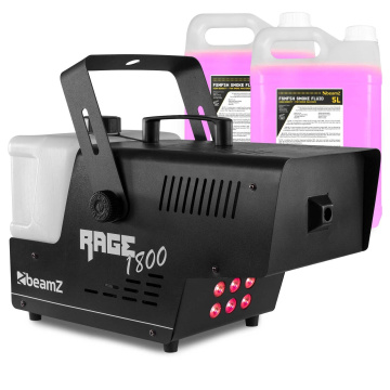 BeamZ RAGE1800LED Set s náplní s vysokou hustotou 10L