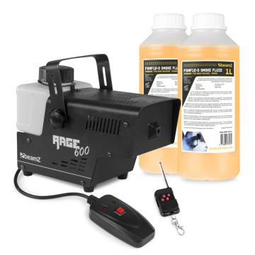 BeamZ RAGE600 Set se standardní náplní 2L