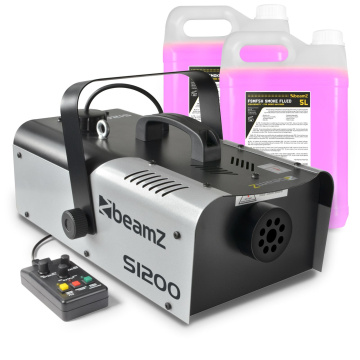 BeamZ S1200 MKII výrobník mlhy s 10 litry náplně a dálkovým ovládáním - 1200W