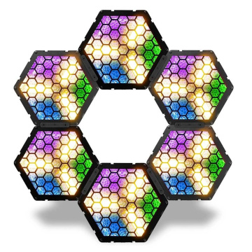 BeamZ Sada 6x RB90 Retro Blinderů s 3x 30W RGB/WW LED