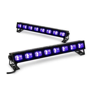 BeamZ set 2 LED barů BUVW83 s 8 UV / warm white LED - 30W