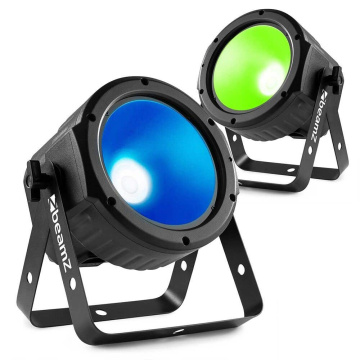 BeamZ set 2 COB30RGB flat par reflektorů 30W s dálkovým ovládáním