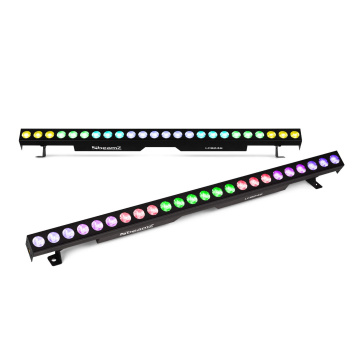 BeamZ set 2 LED ramp LCB246 s 24x 6W LED - RGBAW-UV blacklight bar - 8 ovladatelných sekcí