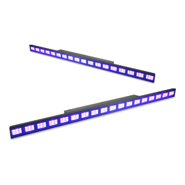 BeamZ set 2 LCB48 LED Blacklight UV barů - 18x 3W UV LED