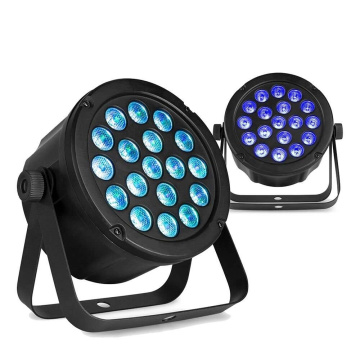 BeamZ set 2 SlimPar45 LED Par s 18x 3W 3-in-1 RGB LED a DMX