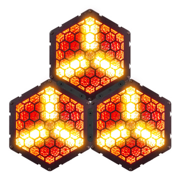BeamZ Sada 3x RB90-5 Retro Blinders - 3x 30W RGB/WW LED - 5 pinů DMX