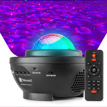 BeamZ BeamZ SkyNight hvězdný projektor s efektem vodních vln a Bluetooth reproduktorem