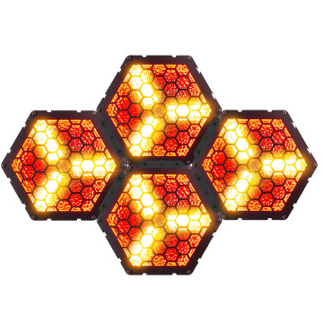 BeamZ Sada 4x RB90-5 Retro Blinderů - 3x 30W RGB/WW LED - 5 pinů DMX
