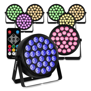 BeamZ sada 8 BCC240 LED PAR - PAR reflektor s 27x 4W LED - RGBW - Včetně dálkového ovládání