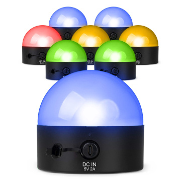 BeamZ sada 8 dobíjecích stolních lamp BTL32 - Kulová lampa s RGBW LED - Bezdrátové DMX