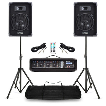 Max Complete PA Singers Set s reproduktory a powermixem