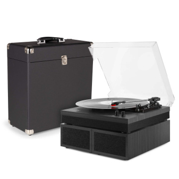 Fenton RP165B gramofonový set s kufříkem na desky - S reproduktory a Bluetooth - Černý