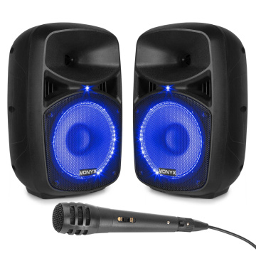 Vonyx VPS082A Karaoke set pro dospělé s kompletní zvukovou instalací - Bluetooth - 400W