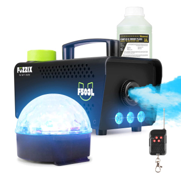 Fuzzix F503L Set výrobníku mlhy s disco efektem a standardní náplní 1L