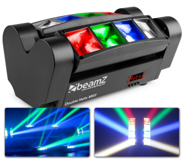 BeamZ MHL820 Double Helix 8x 3W RGBW LEDs DMX