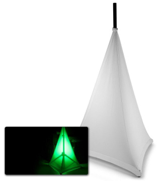 BeamZ LSS12W Kryt stojanu reproduktoru bílý 120cm