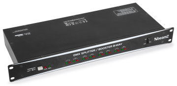 BeamZ DMX Splitter / Booster 8-way