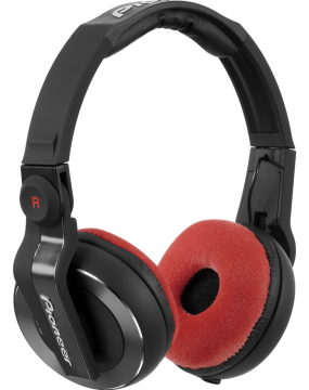Zomo Earpad Set Velour for Pioneer HDJ-500 Red