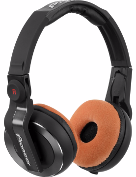 Zomo Earpad Set Velour for Pioneer HDJ-500 Tangerine