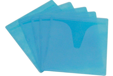 Zomo CD Sleeves 100 Pieces Blue