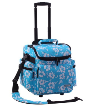 Zomo DJ-Trolley Flower Ltd. Blue