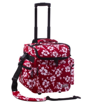 Zomo DJ-Trolley Flower Ltd. Red