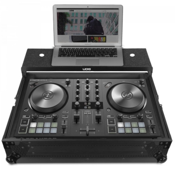 UDG Ultimate Flight Case NI Kontrol S2 MK3 Black Plus (Laptop shelf)
