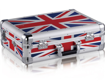 Zomo MFC-6000 Flightcase Denon DN-MC6000 MKII UK-Flag